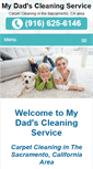 Mobile Screenshot of my-dads-cleaning-service.com