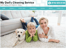 Tablet Screenshot of my-dads-cleaning-service.com